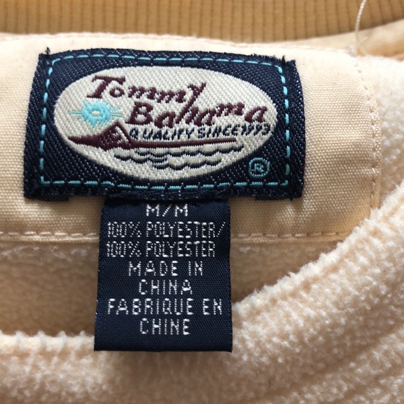 Tommy Bahama awesome yellow sweatshirt - Picture 2 of 5